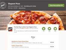 Tablet Screenshot of elegantepizzany.com